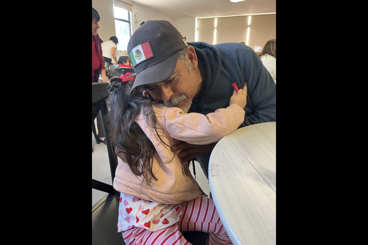 Modern clean secure school campus architecture at dusk